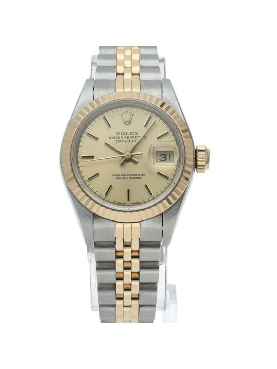 Rolex Datejust Watch 18k Yellow Gold SS Chien Color Polished 19 main image 4